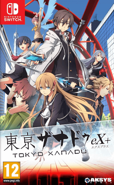 Tokyo Xanadu Ex+ box art for Nintendo Switch